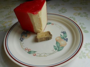 Section of 18 month old cheddar and the last morsel of a divine manchego...  Going, going, gone.  :(